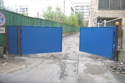 Распашные ворота. Проём 5500х2300мм